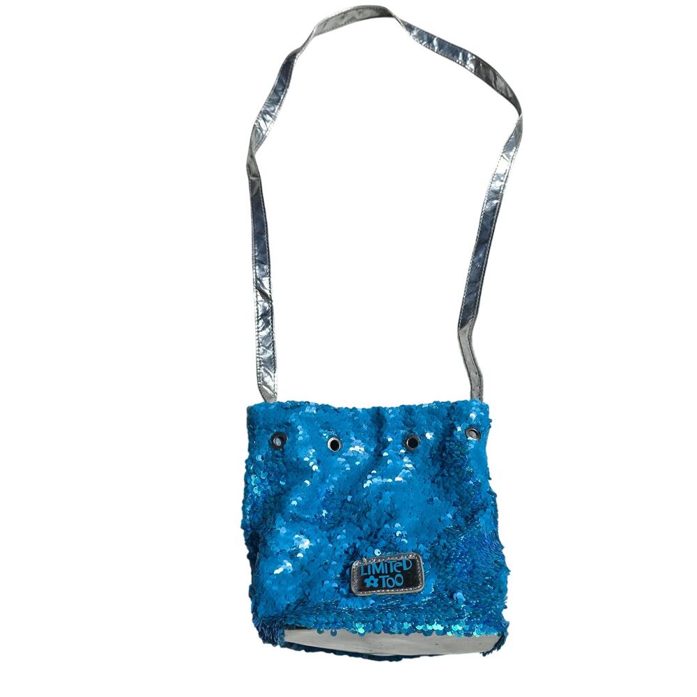 Y2k Limited Too Blue Sequin Purse